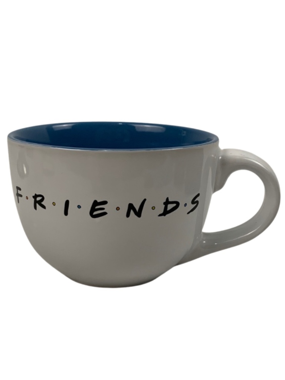 FRIENDS White Mug with Blue Interior Nostalgia